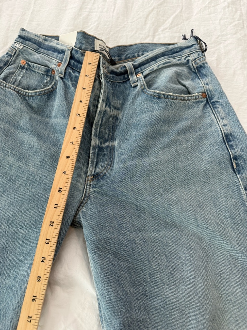 C of H Ayla Cuffed Baggy Jeans in Skylight NWT 0740/0765 - Picture 4 of 16